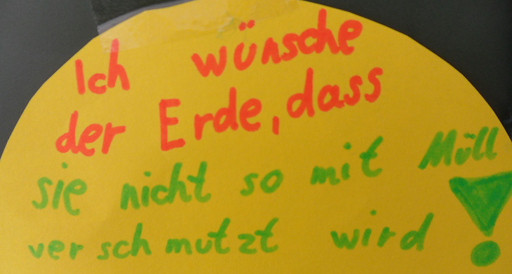 Gemeinschaftswerk der Klasse 4 der Grundschule Schwegenheim